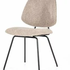 Ruokapöydän Tuoli Lynn Lg 14 Ruokapöydän Tuoli Lynn Lg -Kaappi | Vitriinikaappi Ale beige metallirunkoinen ruokapoydantuoli lynn