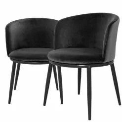 Tuoli Filmore Eichholtz 19 Tuoli Filmore Eichholtz -Kaappi | Vitriinikaappi Ale filmore musta