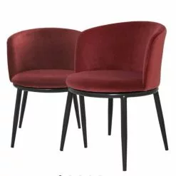 Tuoli Filmore Eichholtz 16 Tuoli Filmore Eichholtz -Kaappi | Vitriinikaappi Ale filmore punainen