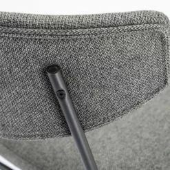 Metallirunkoinen Tuoli Crockett 210025 Dg -Kaappi | Vitriinikaappi Ale harmaa metallirunkoinen tuoli crockett takaa rauta