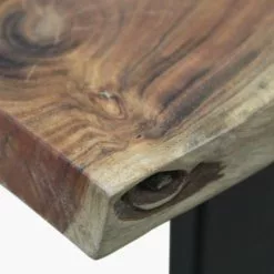 Luonnonpuu Reunainen Penkki Soho Mc-be150 -Kaappi | Vitriinikaappi Ale luonnonpuu penkki rautajalalla lk