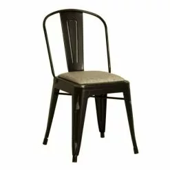 Metallinen Tuoli Revival 749631 -Kaappi | Vitriinikaappi Ale metallinen tuoli revival industrial aada sisustus musta kierr tysnahkaa