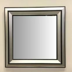 Peili Musta-Hopea 91-1112 05mf 5 Peili Musta-Hopea 91-1112 05mf -Kaappi | Vitriinikaappi Ale musta hopeakehyksinen peili isp peili 91 1112zw 2