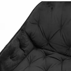 Ruokapöydäntuoli Joy 99283 Musta -Kaappi | Vitriinikaappi Ale musta velour ruokap yd ntuoli joy l hikuva