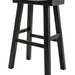 Edessä 24 Baarituoli Osaka-Musta D124B