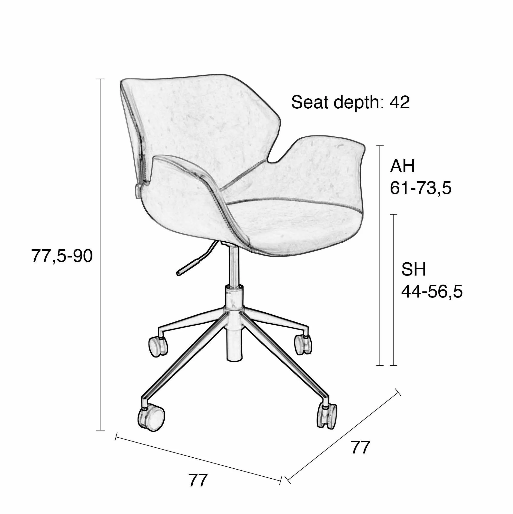 Industrial Työtuoli Omg LL Ko